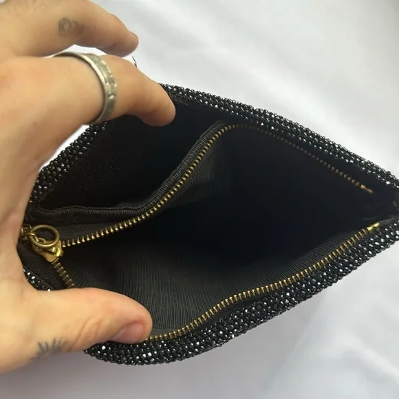 VTG Sparkly Beaded Clutch Pouch - Picture 8 of 9